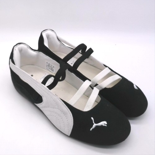 PUMA Black & White speedcat ballet trainers PUMA speedcat ballet 2