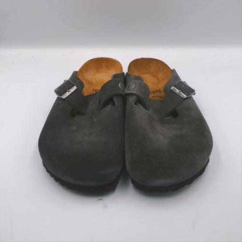 BIRKENSTOCK Grey boston sandals BIRKENSTOCK boston 1
