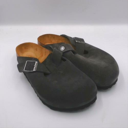 BIRKENSTOCK Grey boston sandals BIRKENSTOCK boston 2