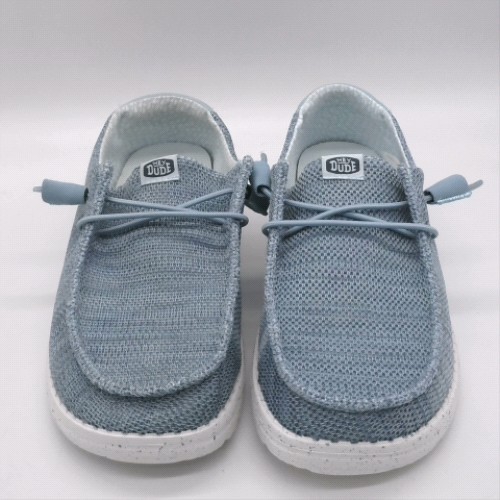 HEYDUDE Blue wendy stretch sox trainers HEYDUDE wendy stretch sox 1