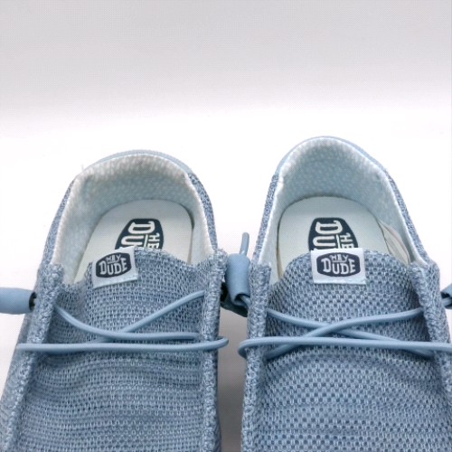 HEYDUDE Blue wendy stretch sox trainers HEYDUDE wendy stretch sox 3