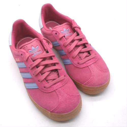 adidas Pink Multi gazelle girls junior adidas gazelle 3