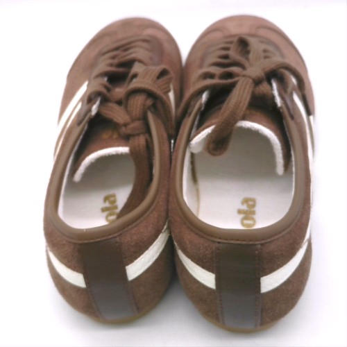 Gola Brown & White cleora trainers Gola cleora 3