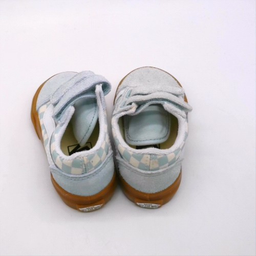 Vans Pale Blue Multi old skool v toddler Vans old skool v 3