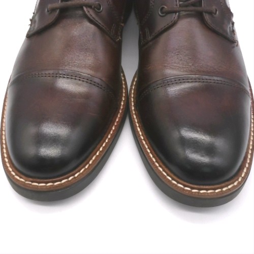 Base London Dark Brown plymouth toe cap boots Base London plymouth toe cap 2