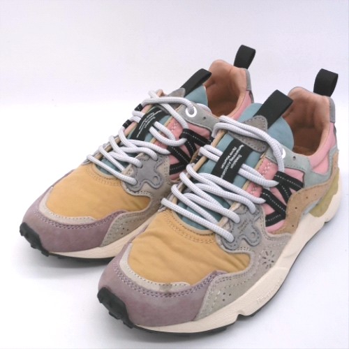 FLOWER MOUNTAIN Pale Blue Multi yamano 3 trainers FLOWER MOUNTAIN yamano 3 2