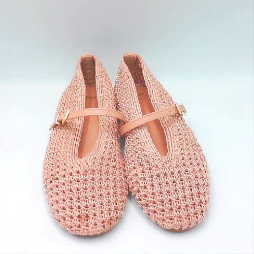 schuh Pale Pink lisbeth crochet ballerina flats schuh lisbeth crochet ballerina 1