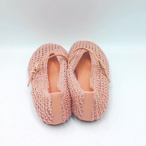 schuh Pale Pink lisbeth crochet ballerina flats schuh lisbeth crochet ballerina 3
