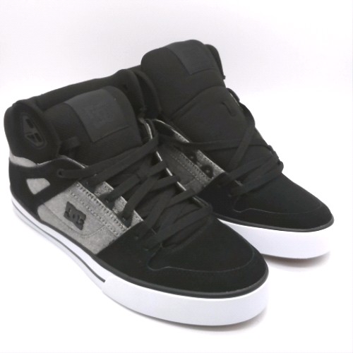 DC Black & Grey pure high top wc trainers DC pure high top wc 3