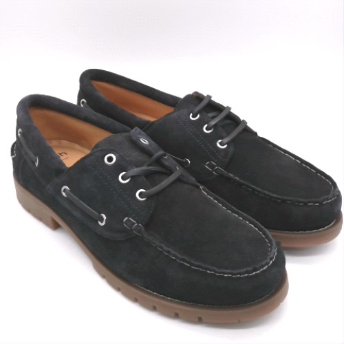 schuh Navy paris suede boat shoes schuh paris suede boat 3