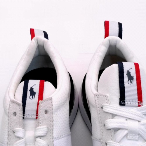 Polo Ralph Lauren White & Navy train 89 trainers Polo Ralph Lauren train 89 3