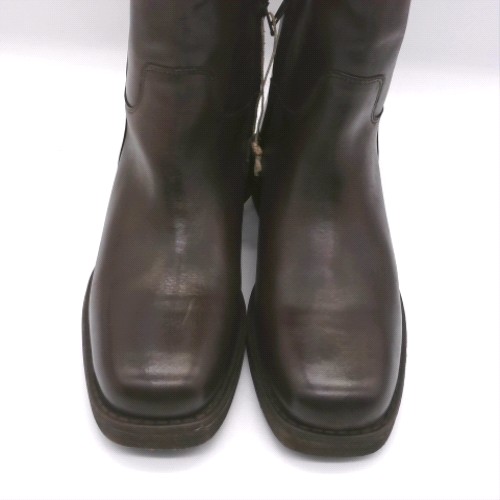 schuh Brown delany leather calf boots schuh delany leather calf 2