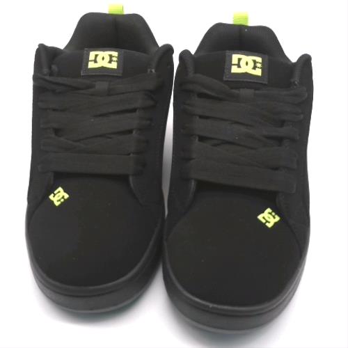 DC Black & Green court graffik trainers DC court graffik 1
