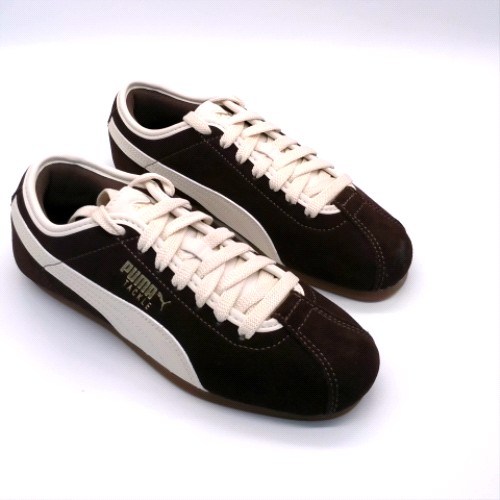 PUMA Brown & White tackle trainers PUMA tackle 2