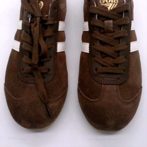 Gola Brown & White cleora trainers Gola cleora 3