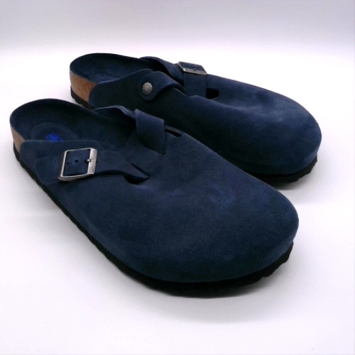BIRKENSTOCK Navy boston soft footbed clog sandals BIRKENSTOCK boston soft footbed clog 2