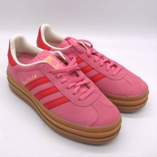 adidas Pink gazelle bold girls youth adidas gazelle bold 3