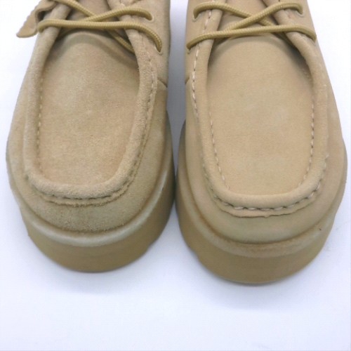 Clarks Originals Beige meare walla flats Clarks Originals meare walla 2