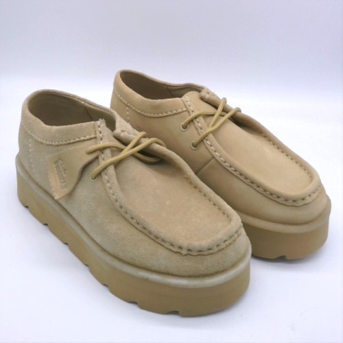 Clarks Originals Beige meare walla flats Clarks Originals meare walla 3