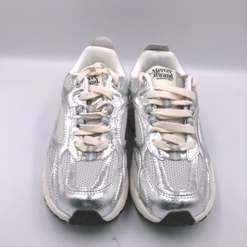 Mercer Silver Multi re-run cracked trainers Mercer re-run cracked 1