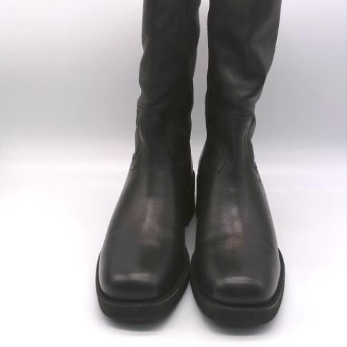 schuh Brown dakota slouch leather boots schuh dakota slouch leather 1