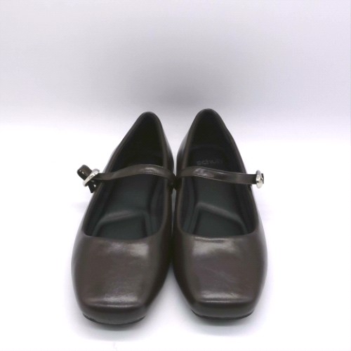 schuh Brown lucille mary jane ballerina flats schuh lucille mary jane ballerina 1