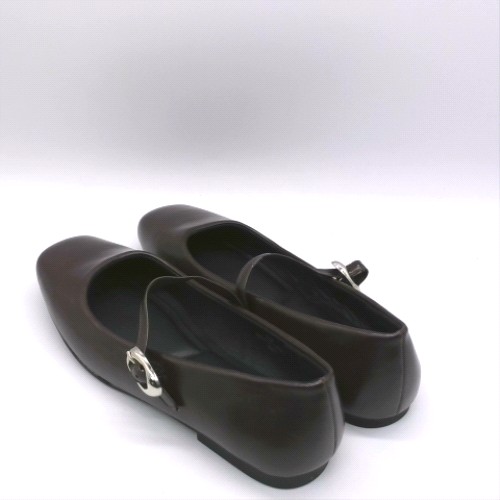schuh Brown lucille mary jane ballerina flats schuh lucille mary jane ballerina 2