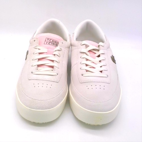Lacoste White & Pink aura trainers Lacoste aura 1