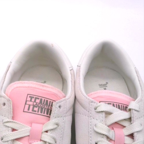 Lacoste White & Pink aura trainers Lacoste aura 2