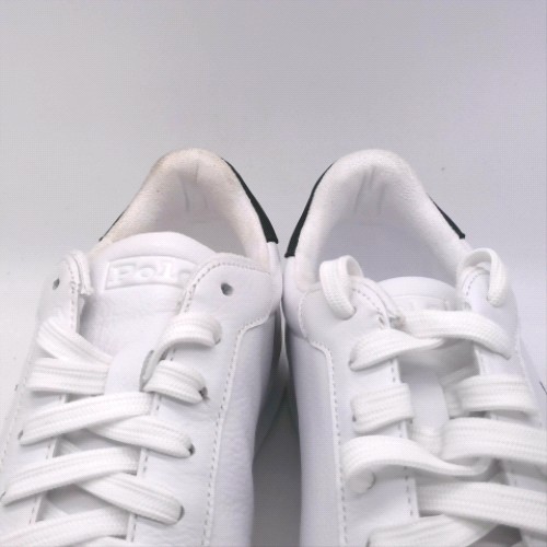 Polo Ralph Lauren White & Navy heritage court trainers Polo Ralph Lauren heritage court 2