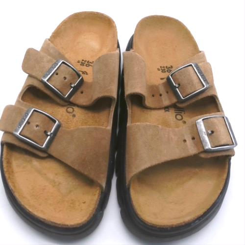 BIRKENSTOCK Taupe arizona chunky sandals BIRKENSTOCK arizona chunky 3