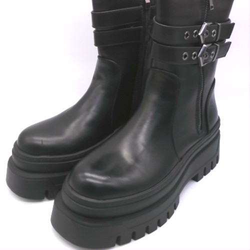 SIMMI Black riyad chunky buckle boots SIMMI riyad chunky buckle 2