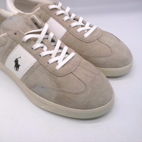 Polo Ralph Lauren White & Beige heritage aera trainers Polo Ralph Lauren heritage aera 2