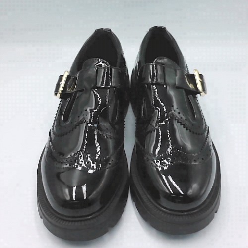 schuh Wide Fit Black leigh chunky t-bar flats schuh leigh chunky t-bar 1