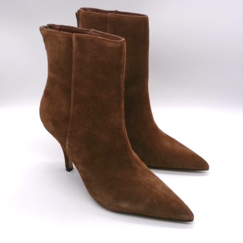 schuh Brown betty suede heeled boots schuh betty suede heeled 2