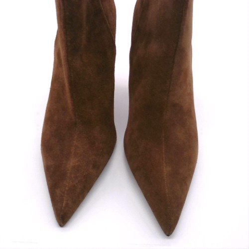 schuh Brown betty suede heeled boots schuh betty suede heeled 3