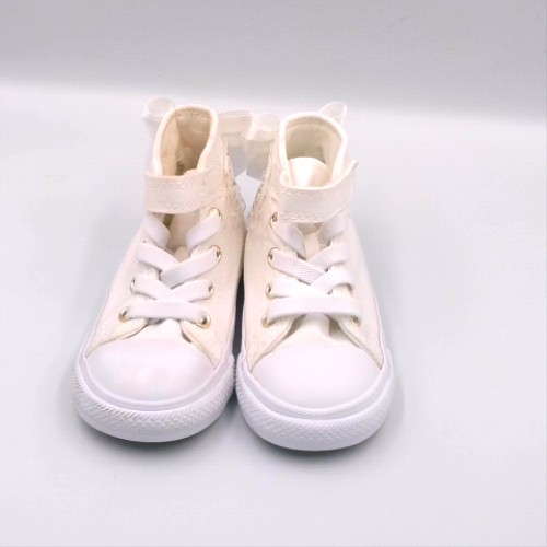 Converse White all star hi ruffles girls toddler Converse all star hi ruffles 1