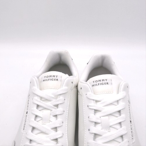TOMMY HILFIGER White basket trainers TOMMY HILFIGER basket 2