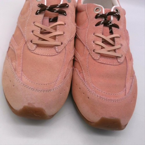 schuh Pale Pink mindy suede lace up trainers schuh mindy suede lace up 2