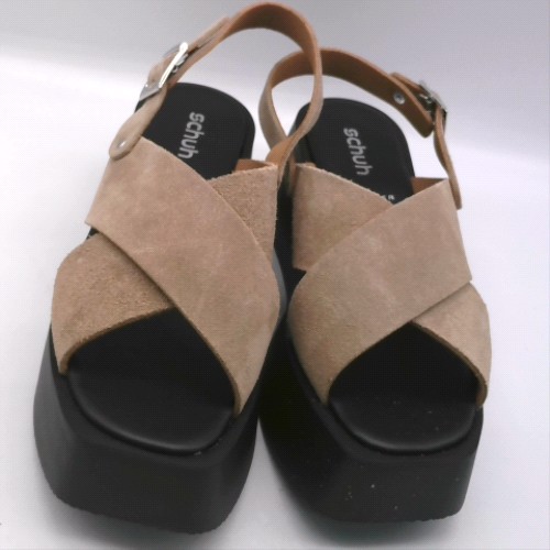 schuh Beige true platform sandals schuh true platform 1