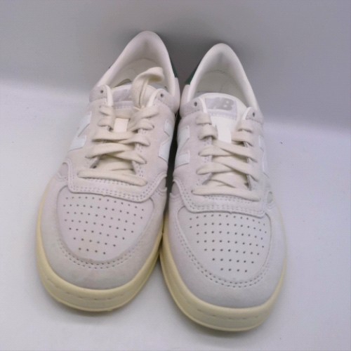 New Balance White & Green t500 trainers New Balance t500 1