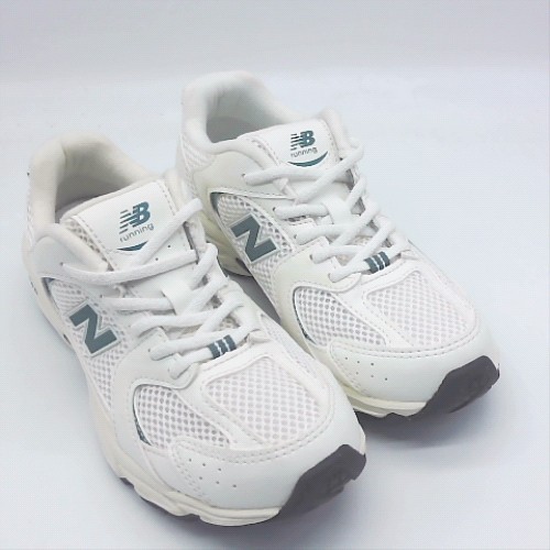New Balance White & Green 530 junior New Balance 530 3