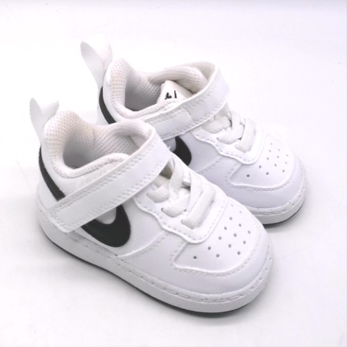 Nike White & Black court borough low recraft toddler Nike court borough low recraft 3