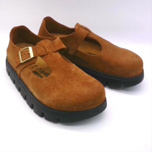 BIRKENSTOCK Tan paris chunky flats BIRKENSTOCK paris chunky 2