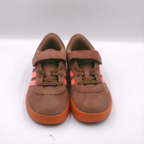 adidas Brown Multi vl court girls junior adidas vl court 1