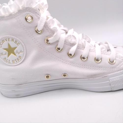 Converse White all star hi ruffles trainers Converse all star hi ruffles 3