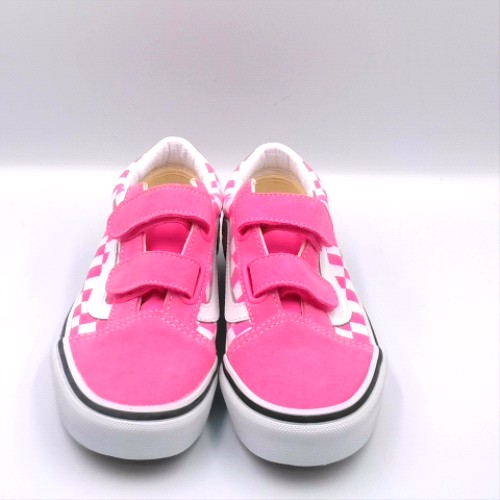 Vans White & Pink old skool v girls junior Vans old skool v 1
