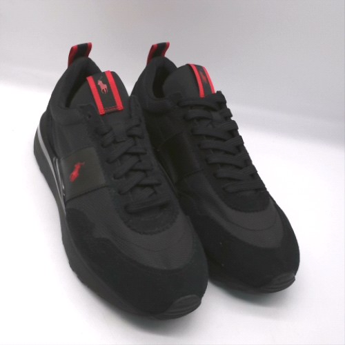 Polo Ralph Lauren Black & Red train 89 trainers Polo Ralph Lauren train 89 3