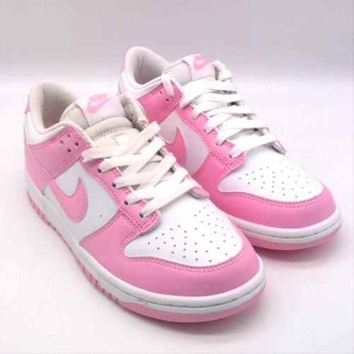 Nike White & Pink dunk low girls youth Nike dunk low 2