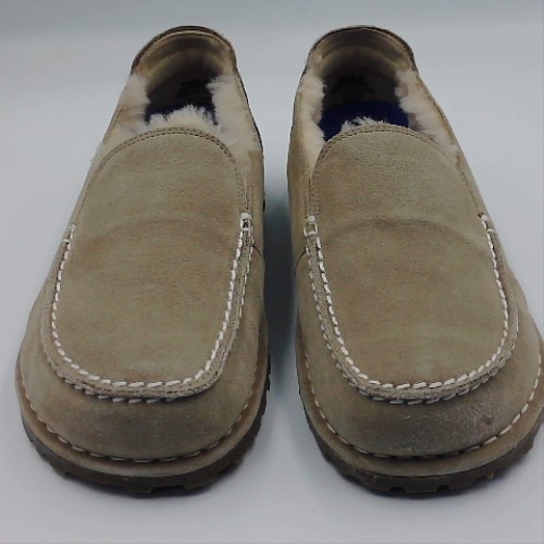 BIRKENSTOCK Taupe utti shearling flats BIRKENSTOCK utti shearling 1